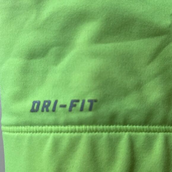 NIKE PRO Victory Compression Sports Bra Neon Yellow Women’s Size Small - Picture 5 of 6
